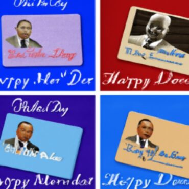 Martin Luther King Jr Day cards