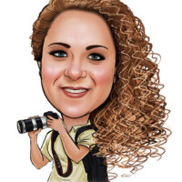 Custom caricature for business or brand
